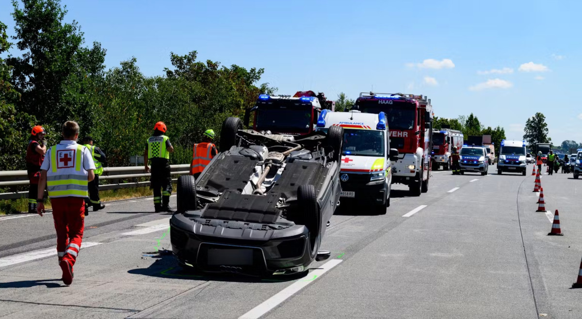 trafik kazasi viyana a1