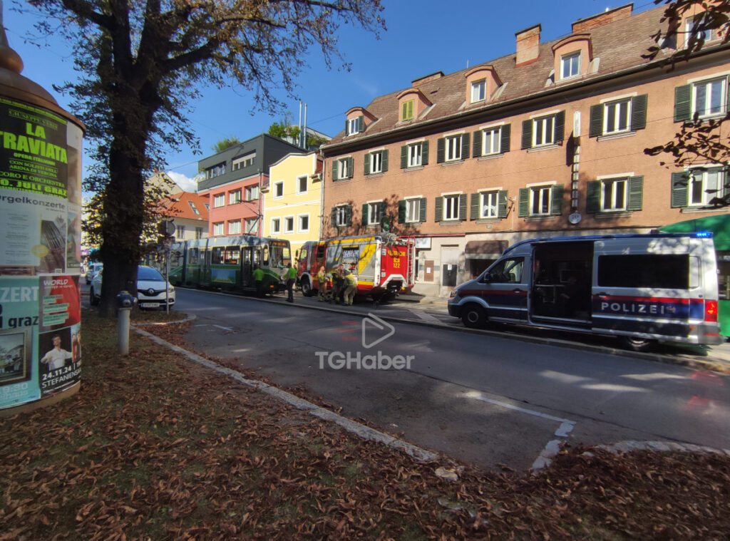 Graz'da Tramvay Kazası