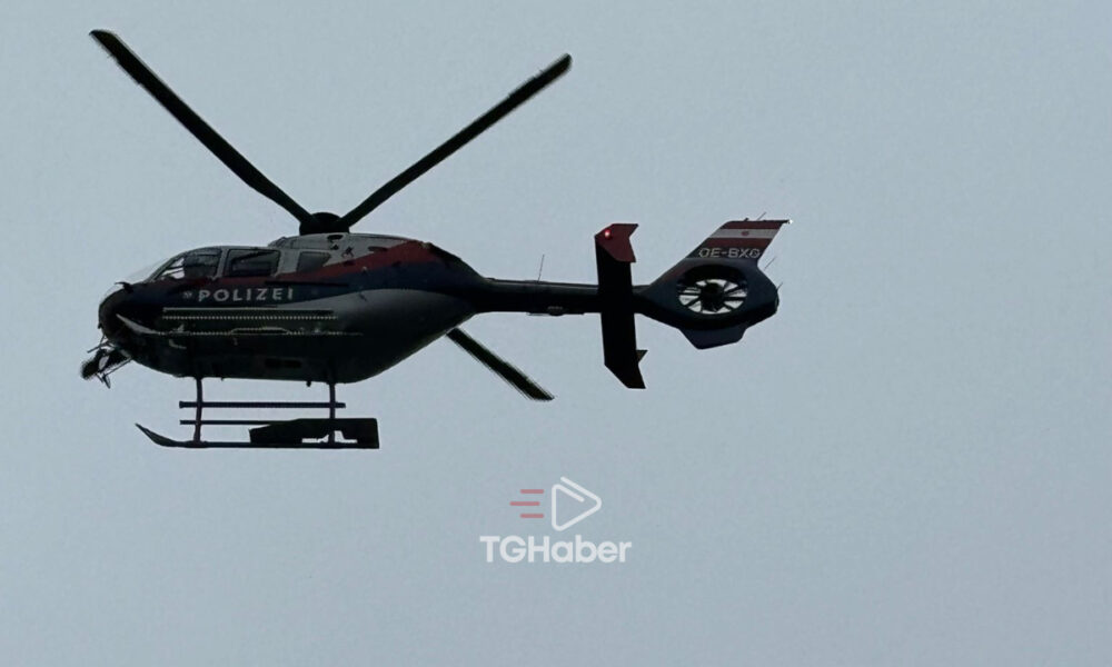 Dornbirn'de Büyük Polis Operasyonu - Polis Helikopter