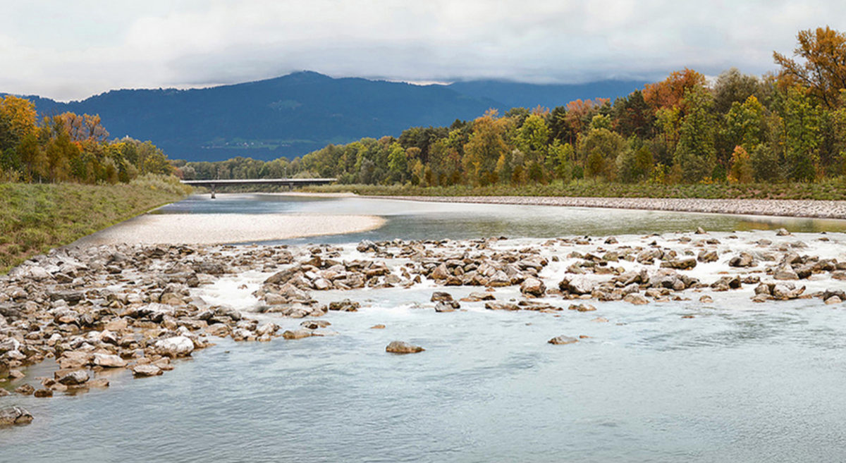 Bregenzerach Nehri'nin Taşkın Koruma Projesi