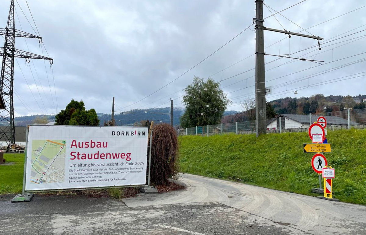 Dornbirn'de Rad Yolu Genişlemesi